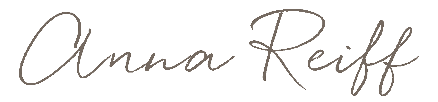 2025-Anna-Reiff-Namenszug-Taupefarbe Schriftzug Name Anna Reiff